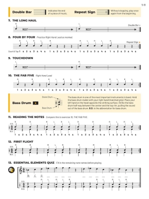 Essential Elements for Band, Book 1 with EEi (2025) - Percussion/Keyboard Percussion - Book/Media Online