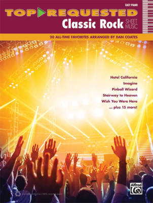 Top-Requested Classic Rock Sheet Music - Coates - Easy Piano - Book