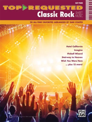 Top-Requested Classic Rock Sheet Music - Coates - Easy Piano - Book