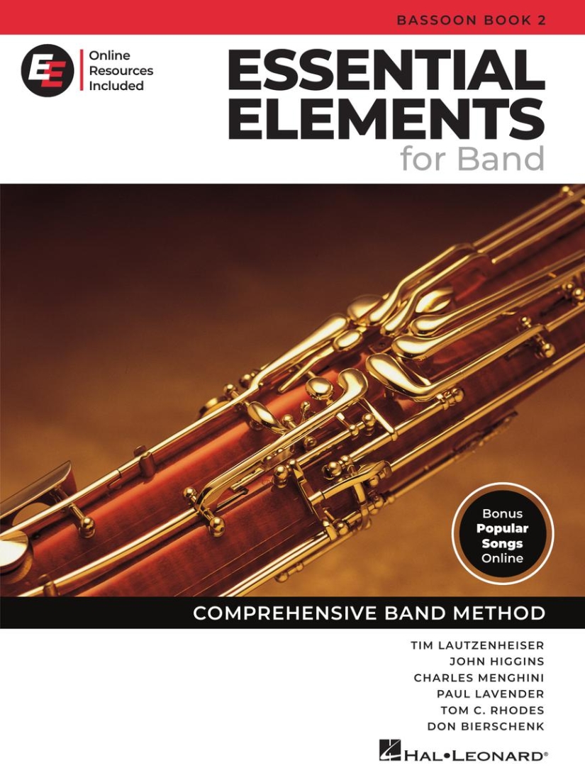 Essential Elements for Band, Book 2 with EEi (2025) - Bassoon - Book/Media Online