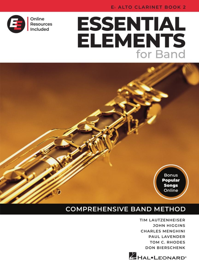 Essential Elements for Band, Book 2 with EEi (2025) - Eb Alto Clarinet - Book/Media Online