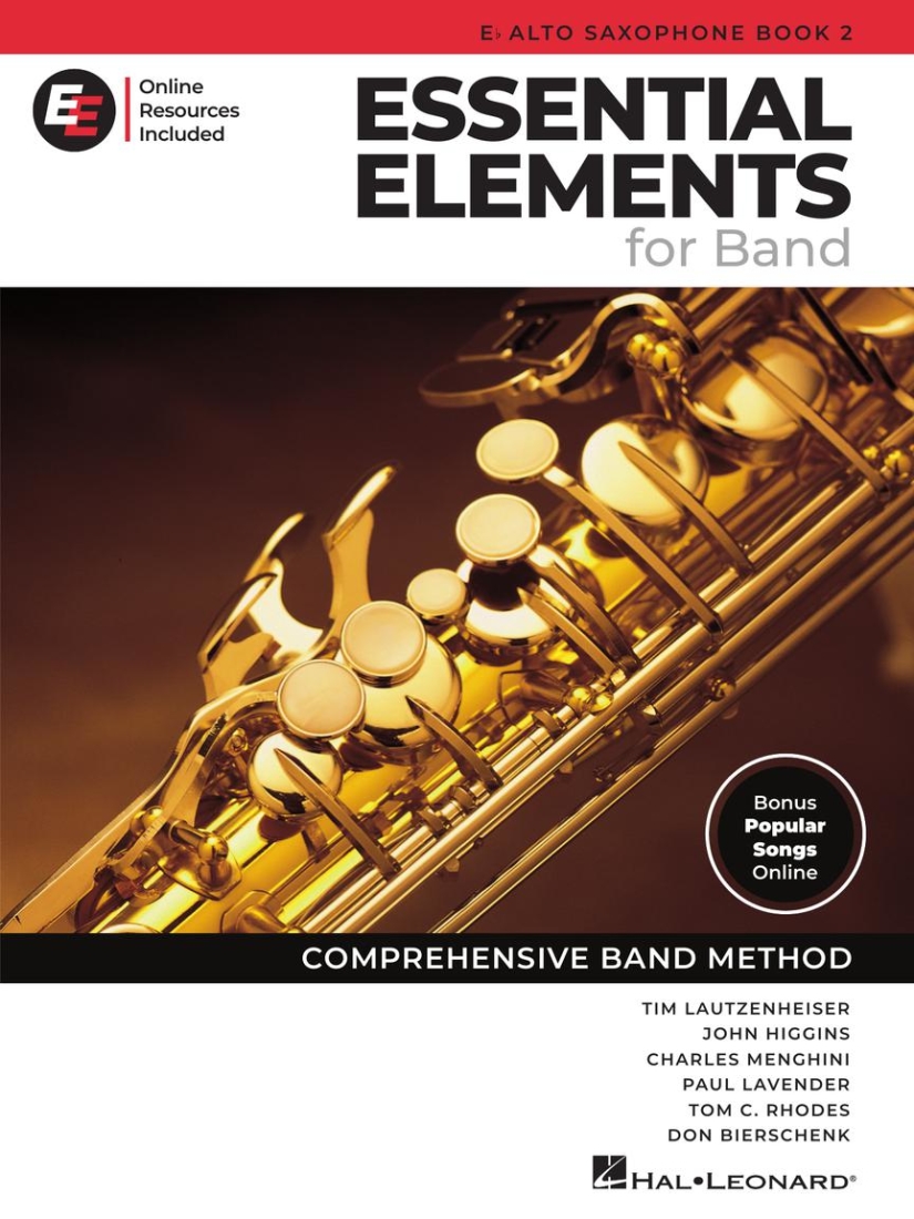 Essential Elements for Band, Book 2 with EEi (2025) - Eb Alto Saxophone - Book/Media Online