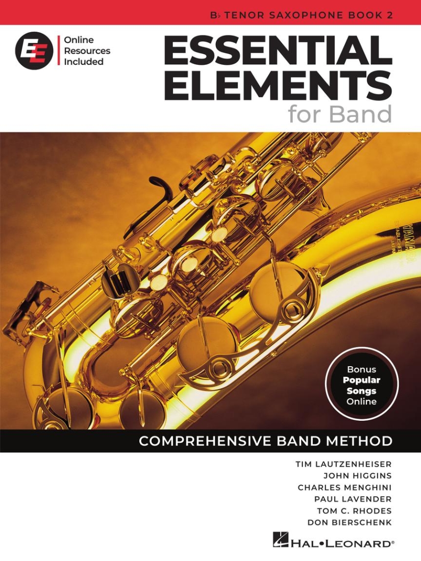 Essential Elements for Band, Book 2 with EEi (2025) - Bb Tenor Saxophone - Book/Media Online