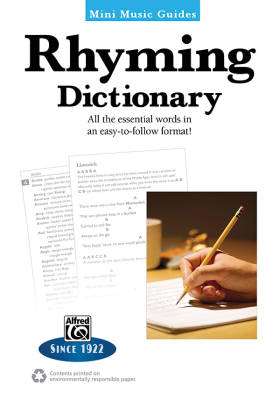 Mini Music Guides: Rhyming Dictionary - Book