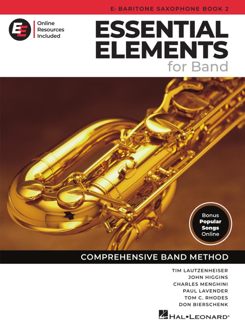 Essential Elements for Band, Book 2 with EEi (2025) - Eb Baritone Saxophone - Book/Media Online