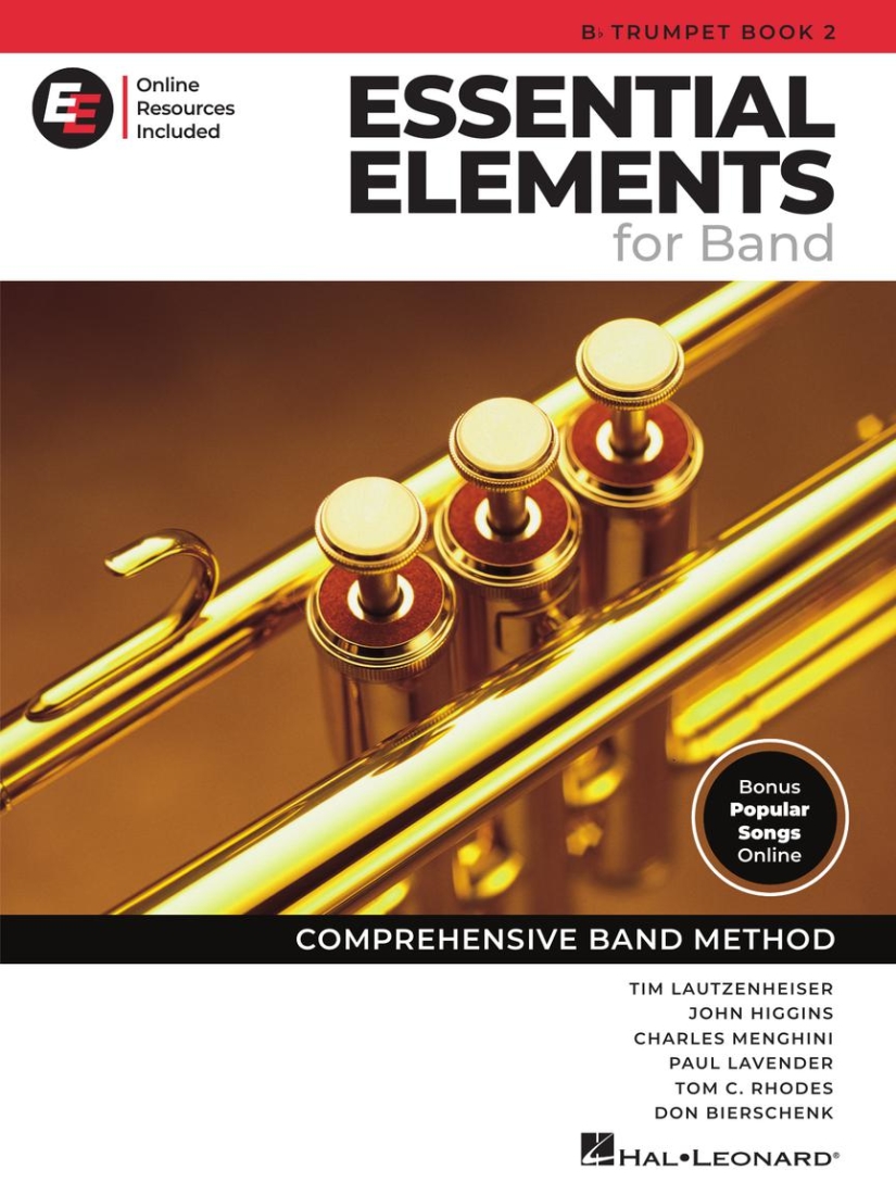 Essential Elements for Band, Book 2 with EEi (2025) - Bb Trumpet - Book/Media Online