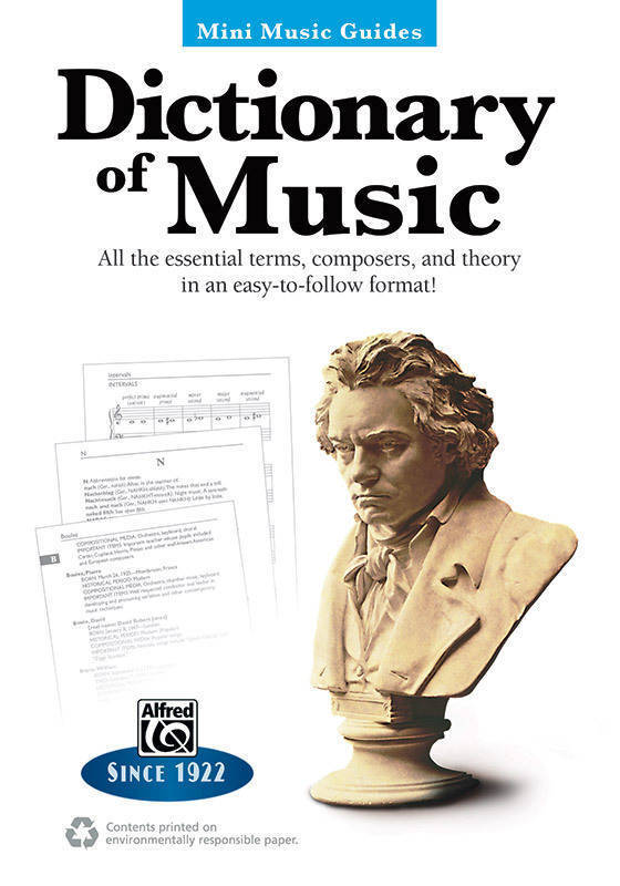 Mini Music Guides: Dictionary of Music - Book