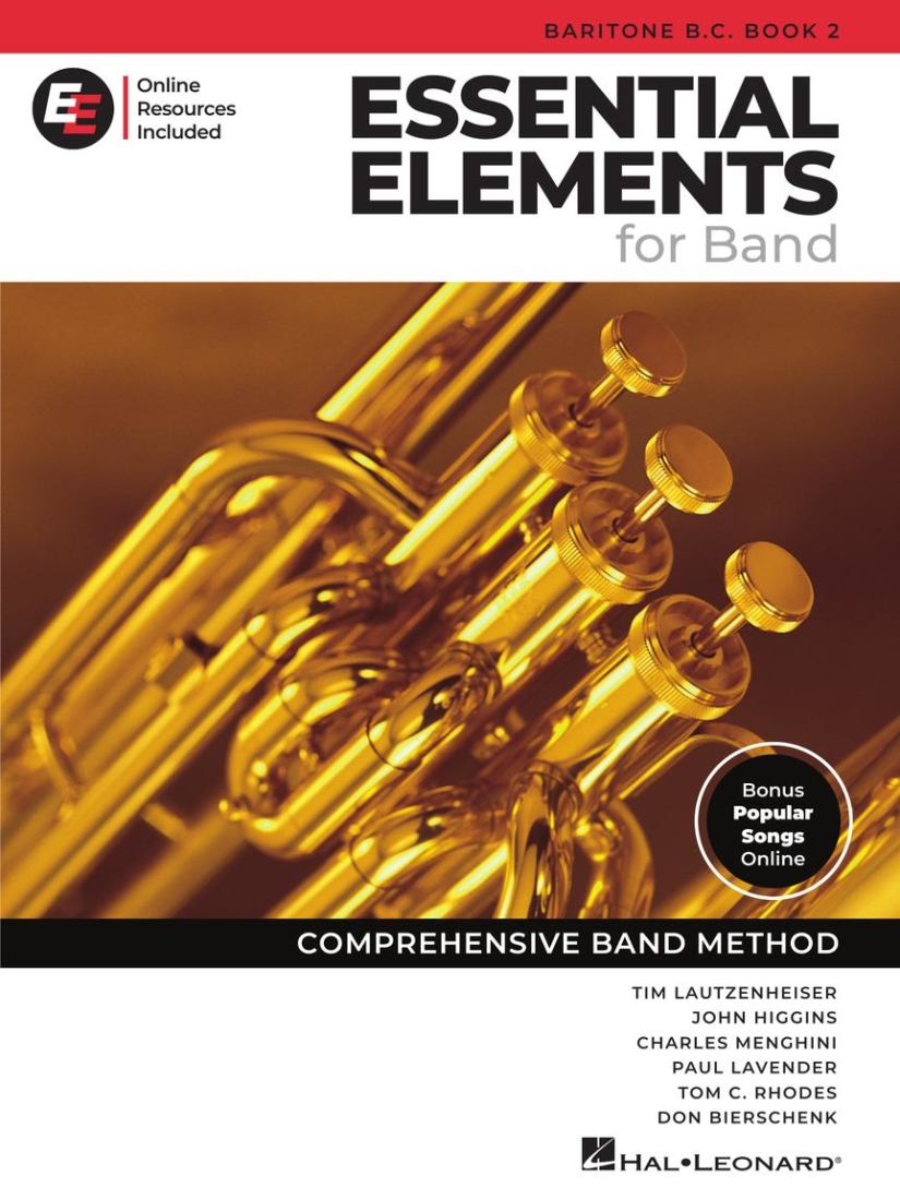 Essential Elements for Band, Book 2 with EEi (2025) - Baritone B.C. - Book/Media Online