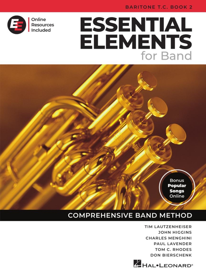 Essential Elements for Band, Book 2 with EEi (2025) - Baritone T.C. - Book/Media Online