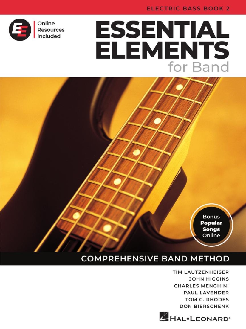 Essential Elements for Band, Book 2 with EEi (2025) - Electric Bass - Book/Media Online