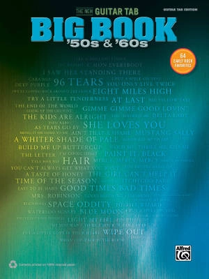 Alfred Publishing - The New Guitar TAB Big Book: 50s & 60s - Book