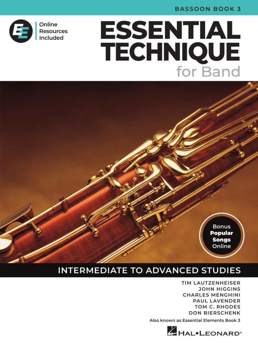 Essential Elements for Band, Book 3 with EEi (2025) - Bassoon - Book/Media Online