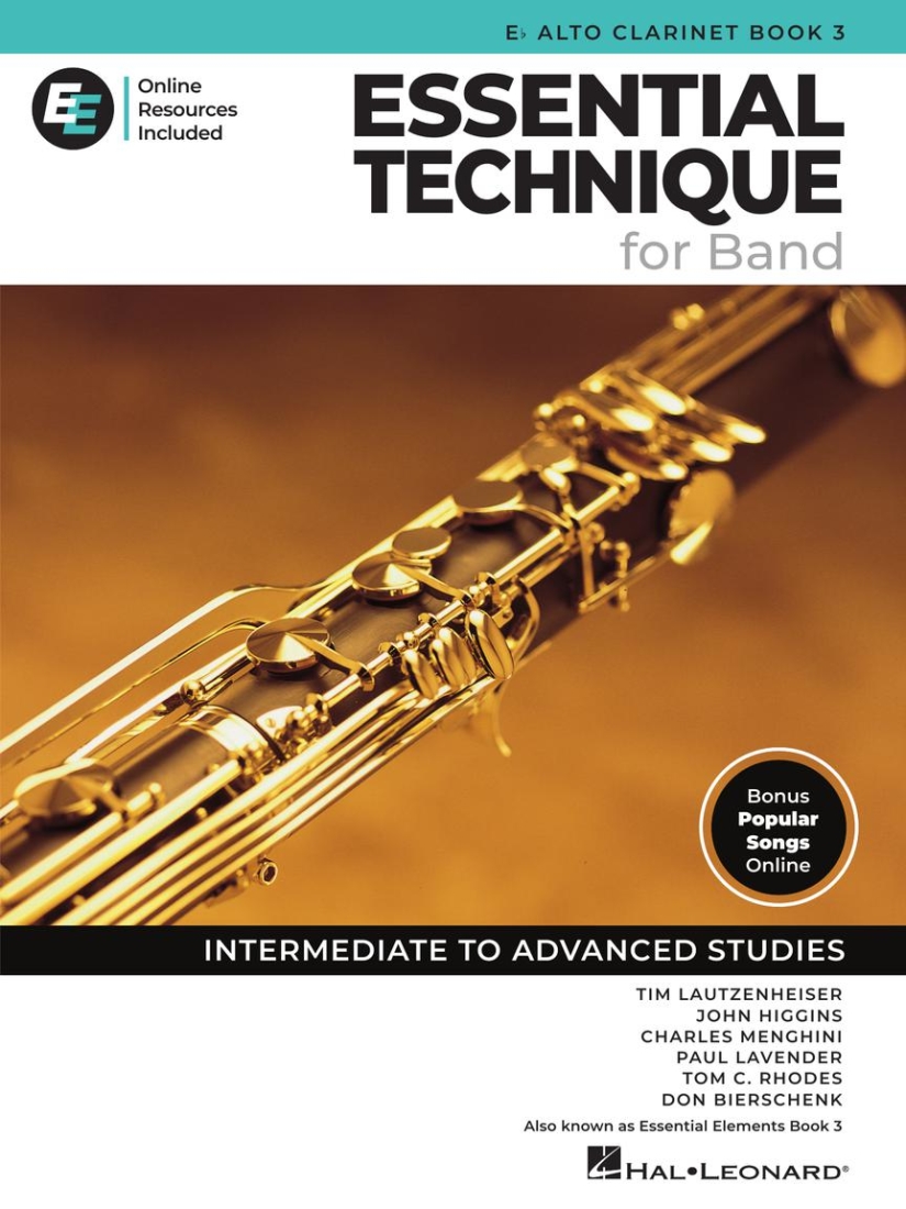 Essential Elements for Band, Book 3 with EEi (2025) - Eb Alto Clarinet - Book/Media Online
