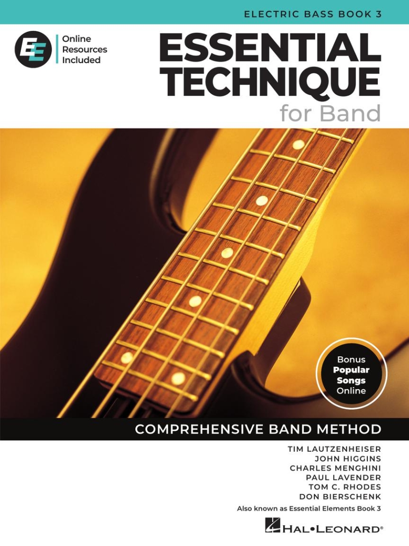 Essential Elements for Band, Book 3 with EEi (2025) - Electric Bass - Book/Media Online
