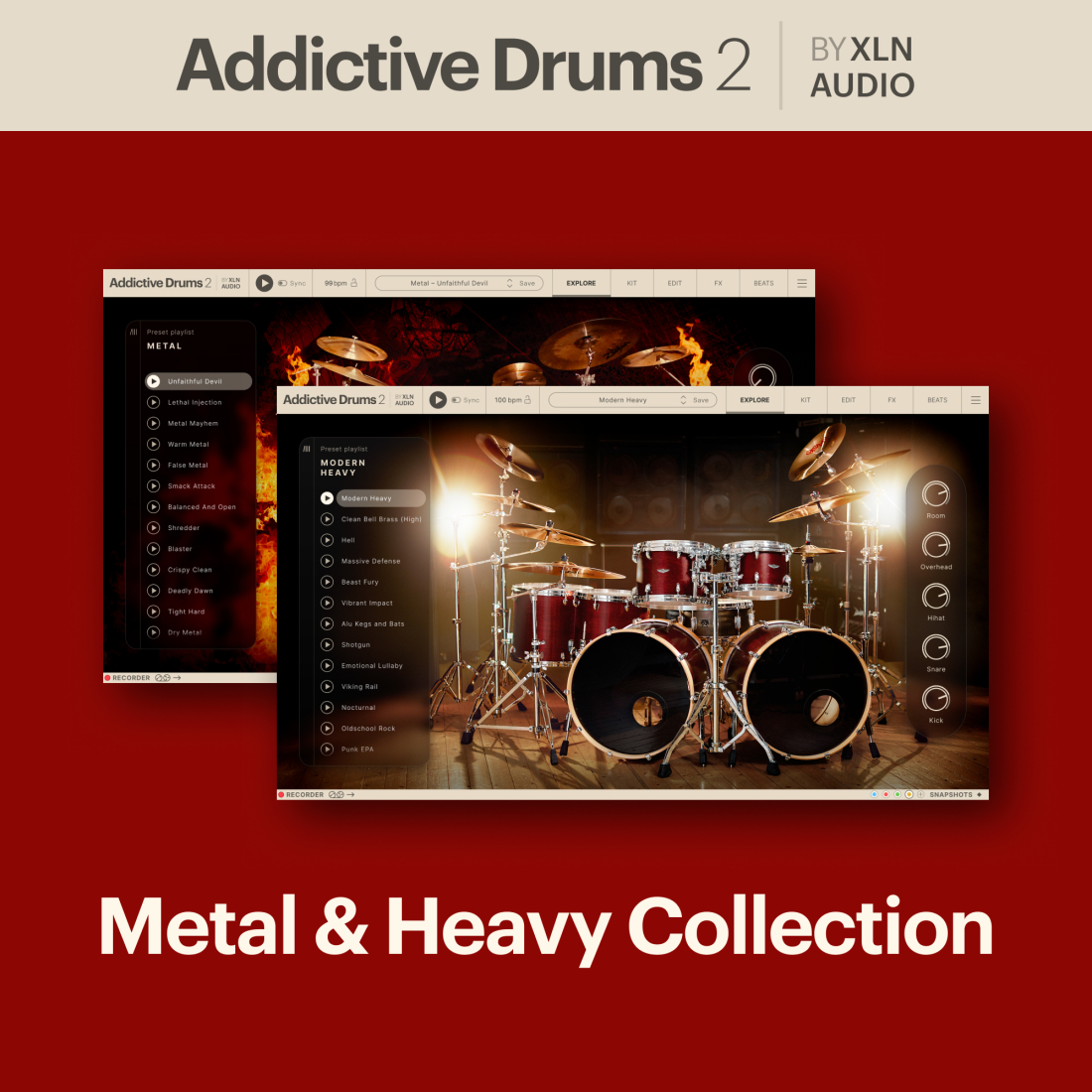 Addictive Drums 2: Metal and Heavy Collection - Download