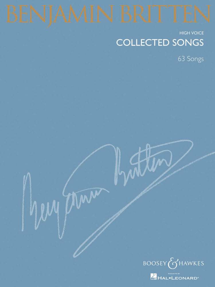 Benjamin Britten-Collected Songs - Walters - High Voice