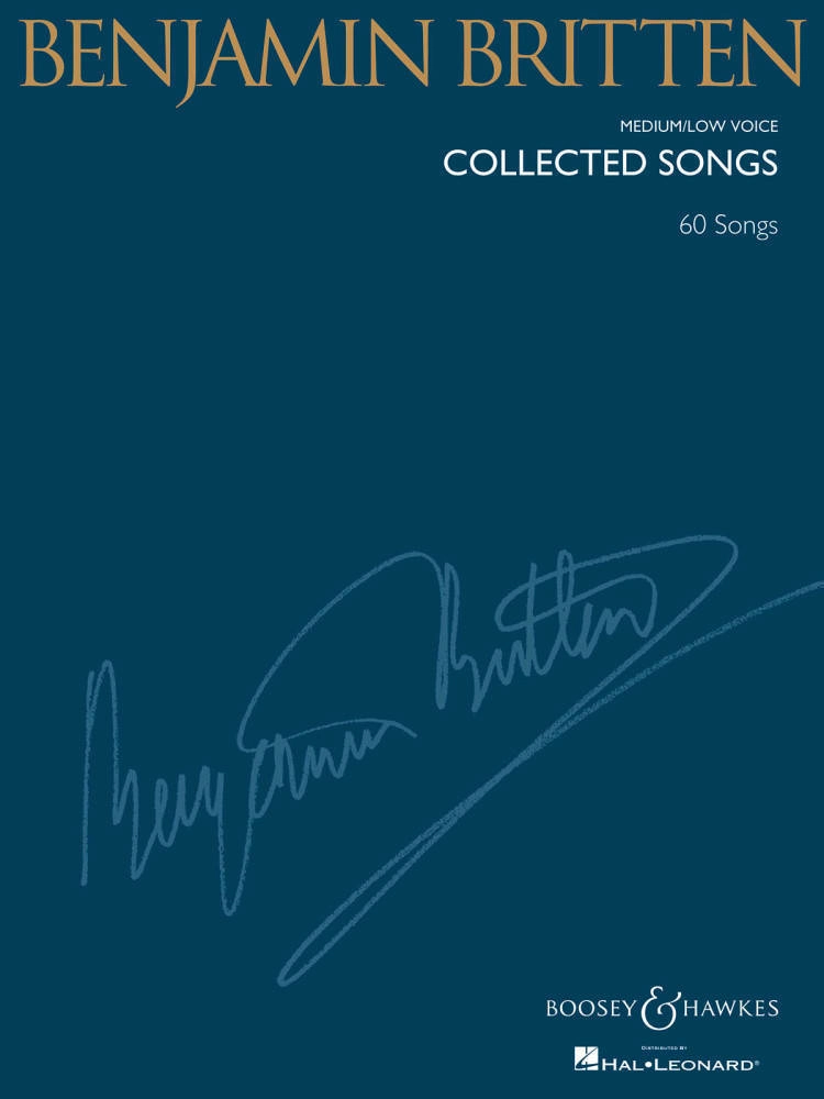 Benjamin Britten-Collected Songs - Walters - Medium Low Voice