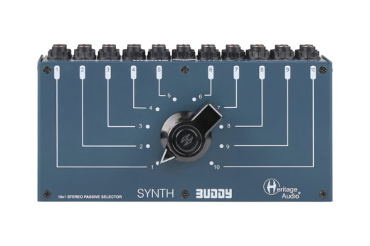 Heritage Audio - Synth Buddy 10x1 Stereo Passive Instrument Selector