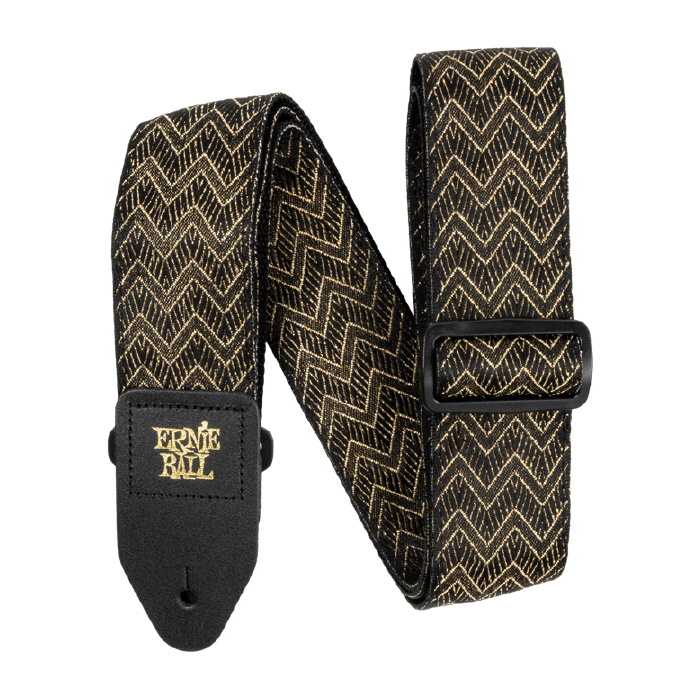 2\'\' Jacquard Guitar Strap - Golden Waves