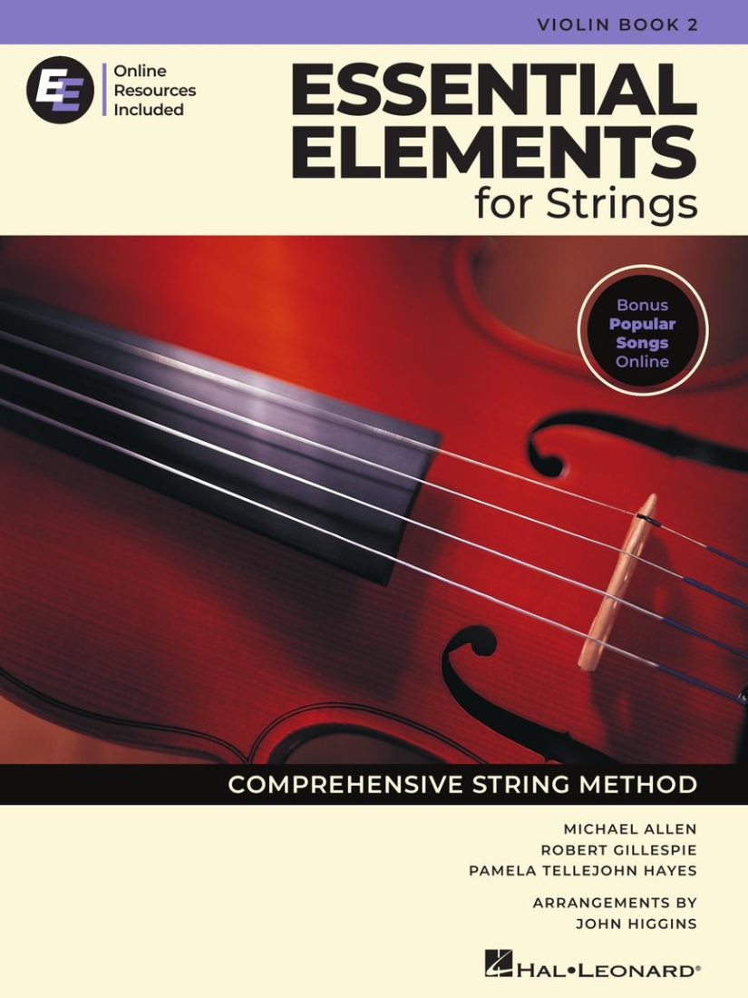 Essential Elements for Strings, Book 2 with EEi (2025) - Violin - Book/Media Online