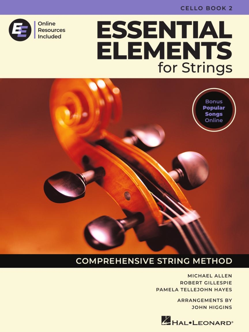 Essential Elements for Strings, Book 2 with EEi (2025) - Cello - Book/Media Online
