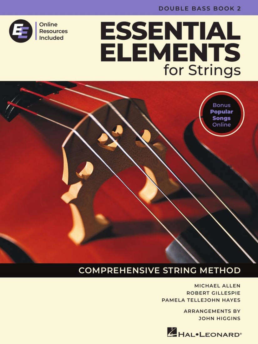 Essential Elements for Strings, Book 2 with EEi (2025) - Double Bass - Book/Media Online