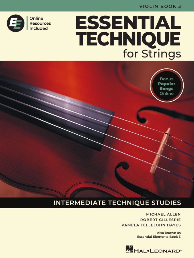 Essential Elements for Strings, Book 3 with EEi (2025) - Violin - Book/Media Online