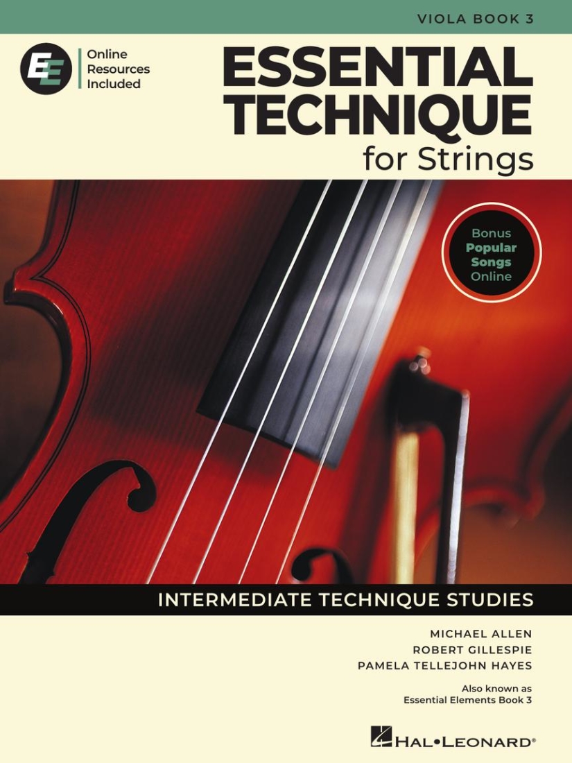 Essential Elements for Strings, Book 3 with EEi (2025) - Viola - Book/Media Online