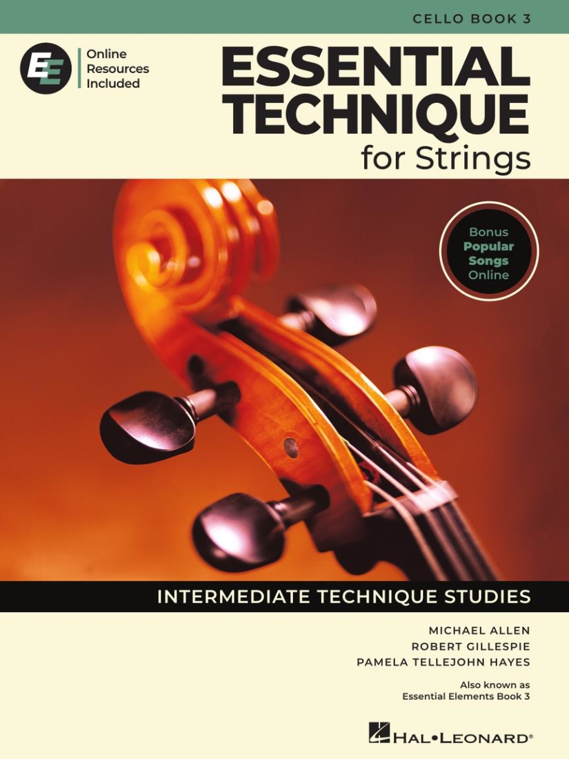 Essential Elements for Strings, Book 3 with EEi (2025) - Cello - Book/Media Online