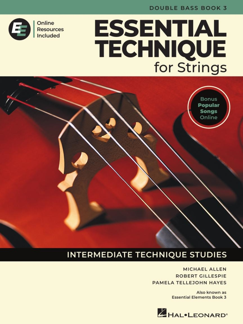 Essential Elements for Strings, Book 3 with EEi (2025) - Double Bass - Book/Media Online