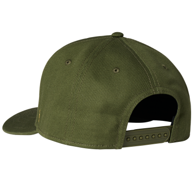 Script Logo Structured Snapback - Olive