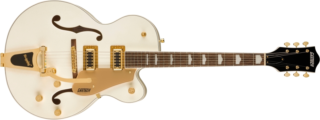 G5427TG Electromatic Hollow Body Single-Cut with Bigsby and Gold Hardware FSR, Laurel Fingerboard - Champagne White