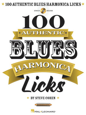 Hal Leonard - 100 Authentic Blues Harmonica Licks - Cohen - Book/Audio Online