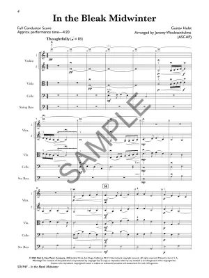 In the Bleak Midwinter - Holst/Woolstenhulme - String Orchestra - Gr. 2.5