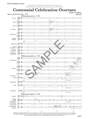 Centennial Celebration Overture - Milburn - Concert Band - Gr. 4