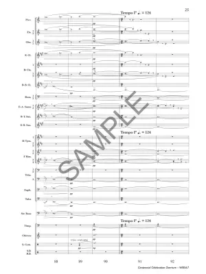 Centennial Celebration Overture - Milburn - Concert Band - Gr. 4