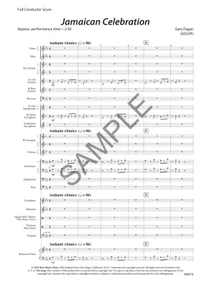 Jamaican Celebration - Fagan - Concert Band - Gr. 3