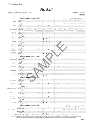 No Exit - Psenicka - Concert Band - Gr. 3