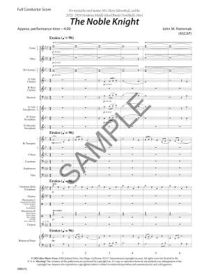 The Noble Knight - Pasternak - Concert Band - Gr. 2.5