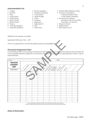 The Noble Knight - Pasternak - Concert Band - Gr. 2.5
