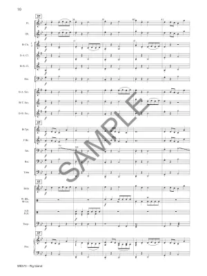 Pig Island - Hoefle - Concert Band - Gr. 1.5