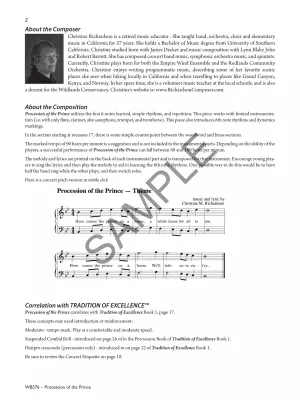 Procession of the Prince - Richardson - Concert Band - Gr. 0.5