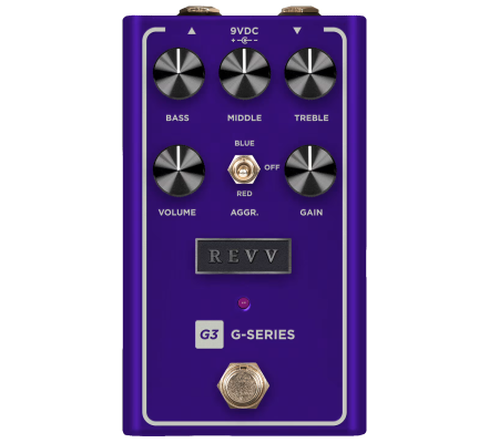 Revv G3 V2 Distortion Pedal - Purple | Long & McQuade