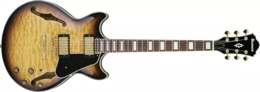 AM Hollow Body Electric Guitar - Antique Yellow Sunburst