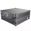 ProX - 10U Top Mount 19 Slanted Mixer Case - Black on Black