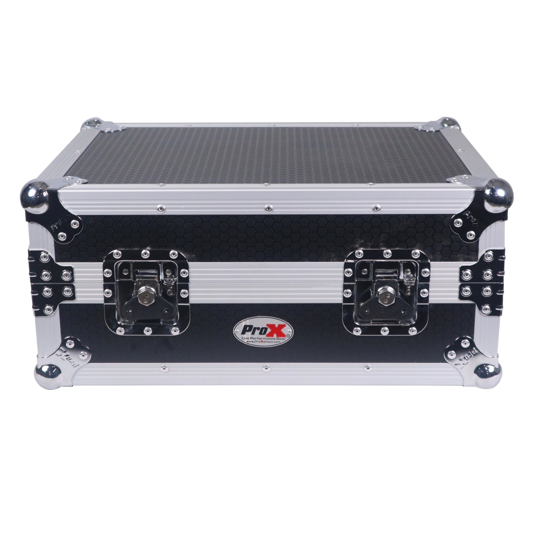 8U Top Mount 19\'\' Slanted Mixer Case - Black on Black