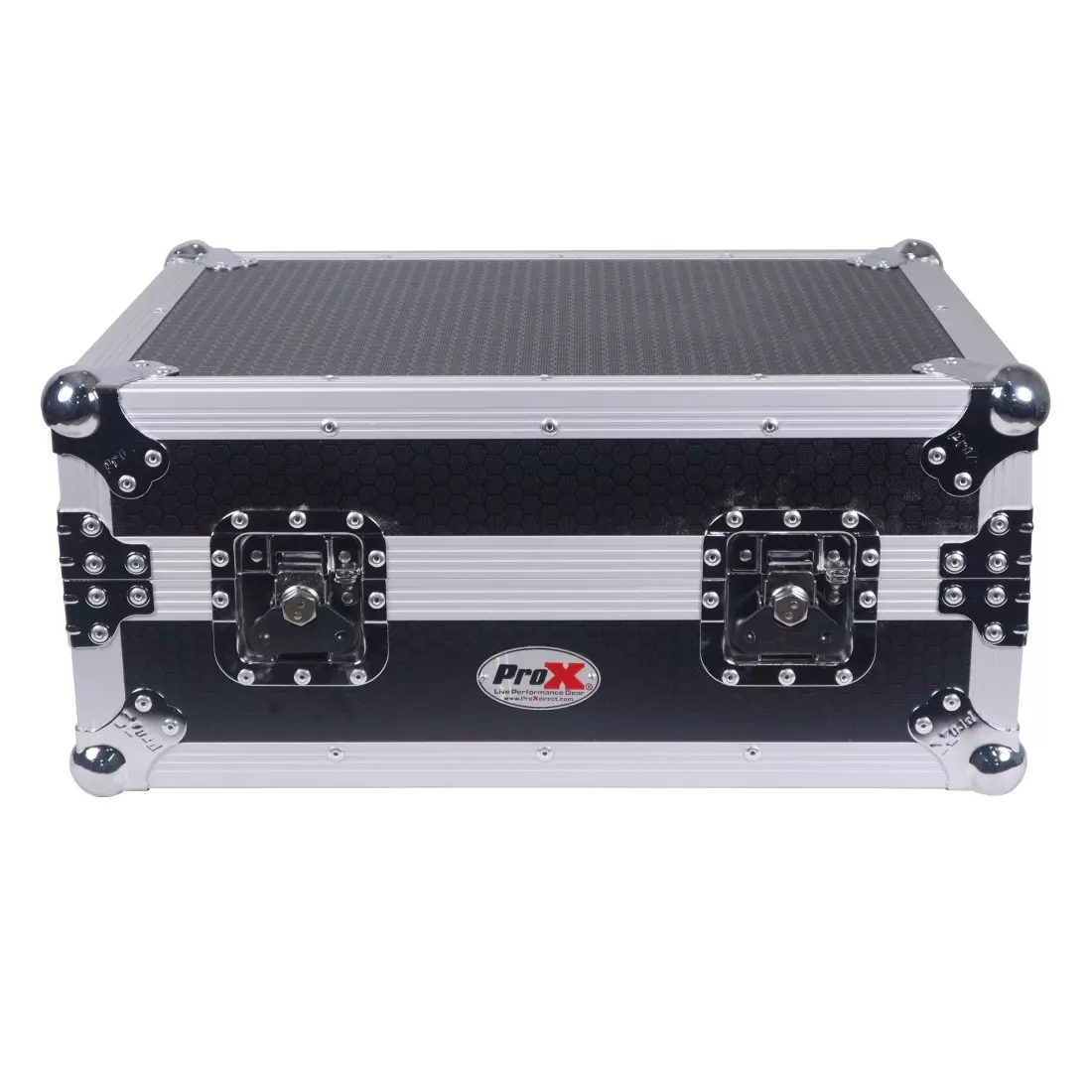 8U Top Mount 19\'\' Slanted Mixer Case - Black on Black
