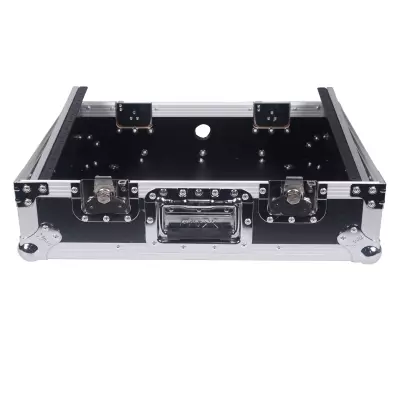 8U Top Mount 19\'\' Slanted Mixer Case - Black on Black