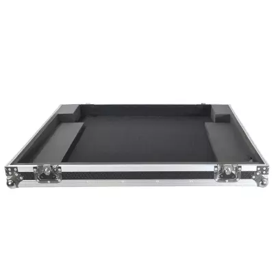 Flight Case for Allen & Heath AVANTIS with Low Profile Wheels - Silver on Black