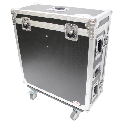 ProX - Flight Case for Allen & Heath SQ6 Console with Doghouse compartment and Caster wheels